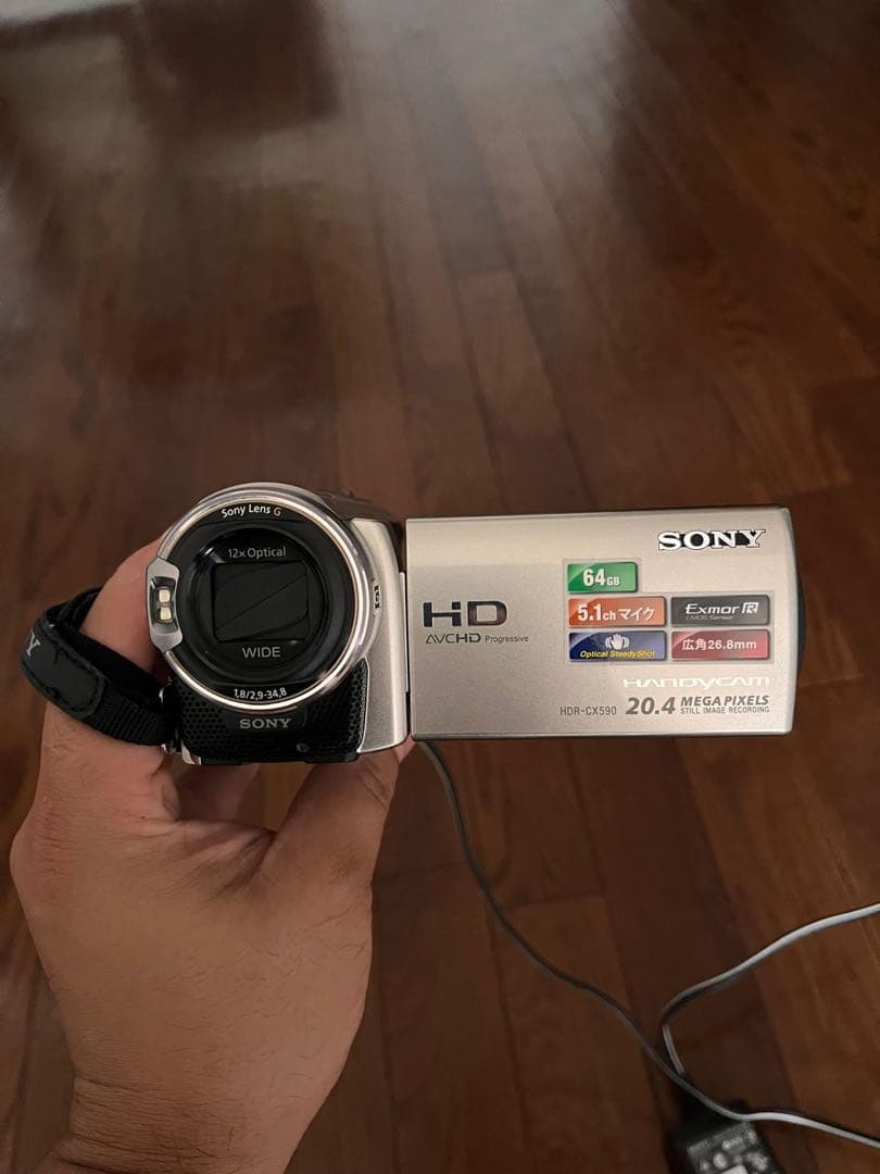 SONY Handycam 20.4メガピクセル HDR-CX590 HDR-CX590V 主な仕様 | デジタルビデオカメラ Handycam ハンディカム