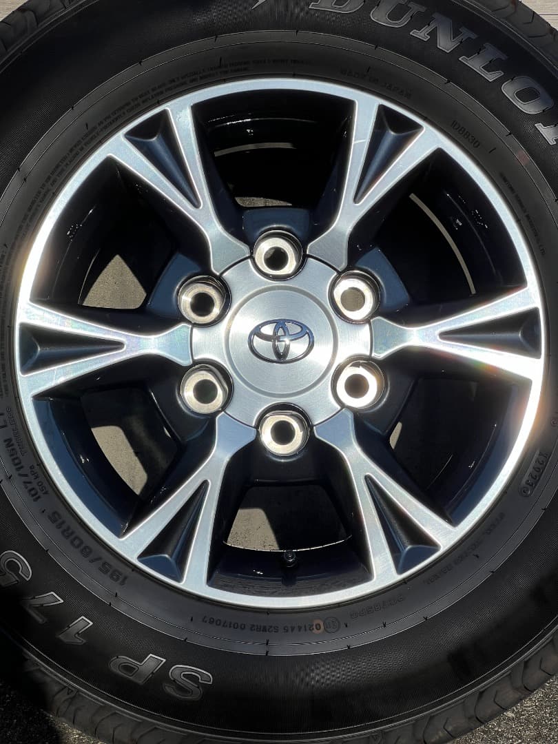 ハイエース純正ディーラーOP】新車外し アルミホイール4本セット