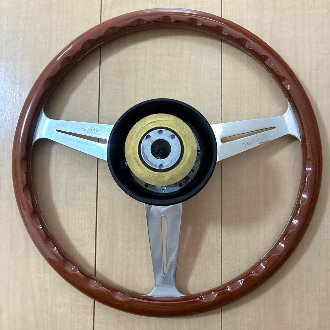【ビンテージ】ナルディ クラシック　ウッド　ステアリング　36.5cm