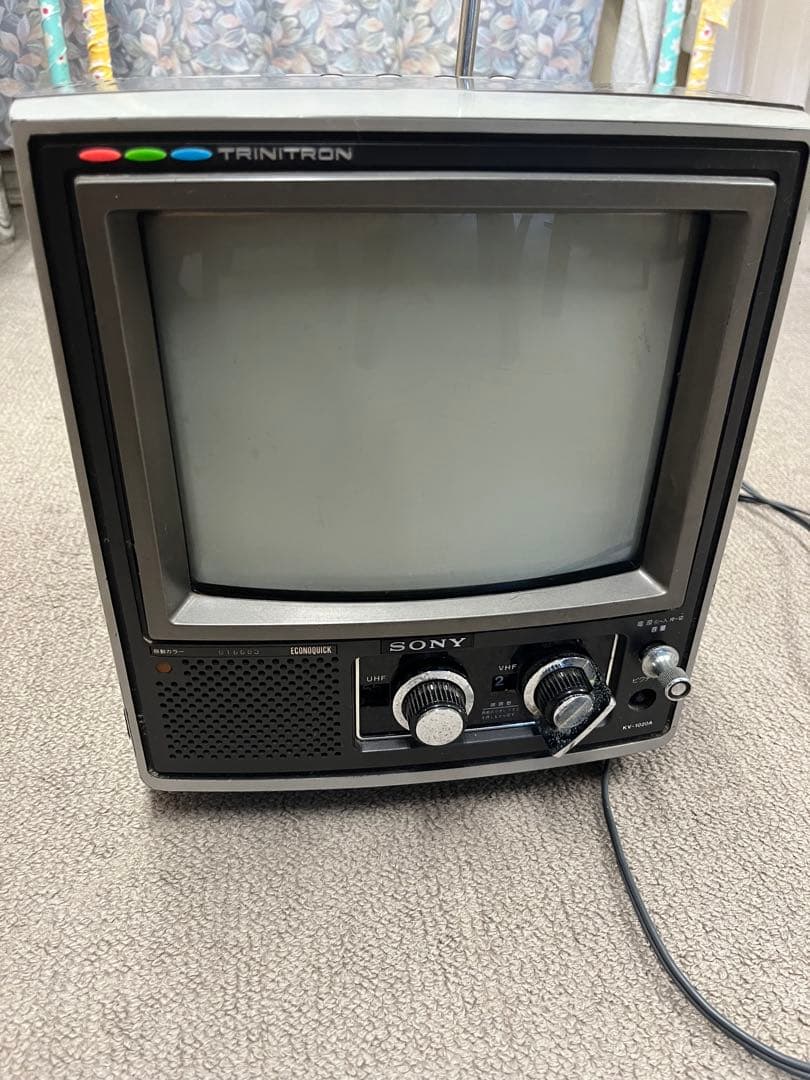 SONY TRINITRON 小型ブラウン管テレビ 昭和レトロ インテリア - メルカリ
