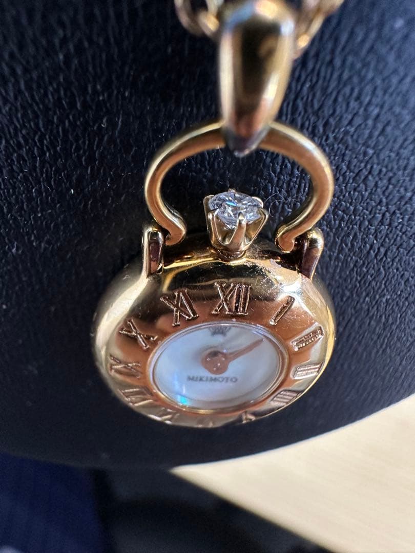 ◇WH-3909◇』MIKIMOTOミキモト☆ペンダントウォッチリューズダイヤ