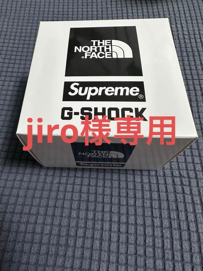 シュプリーム ザ ノース フェイス ジーショック ウォッチ \"ブラック\"
