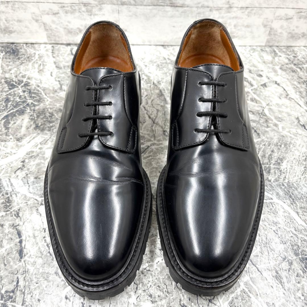 美品 コモンプロジェクト ダービーシューズ 革靴 39 ブラック カーフ