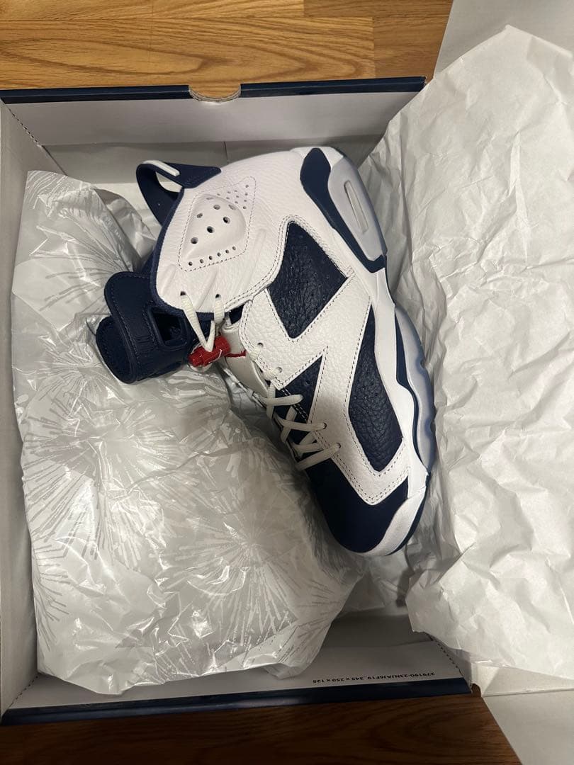 ★美品　Nike Air Jordan 6 26.5 Nike Air Jordan 6 Retro G Golf Olympic White Midnight Navy DV1376