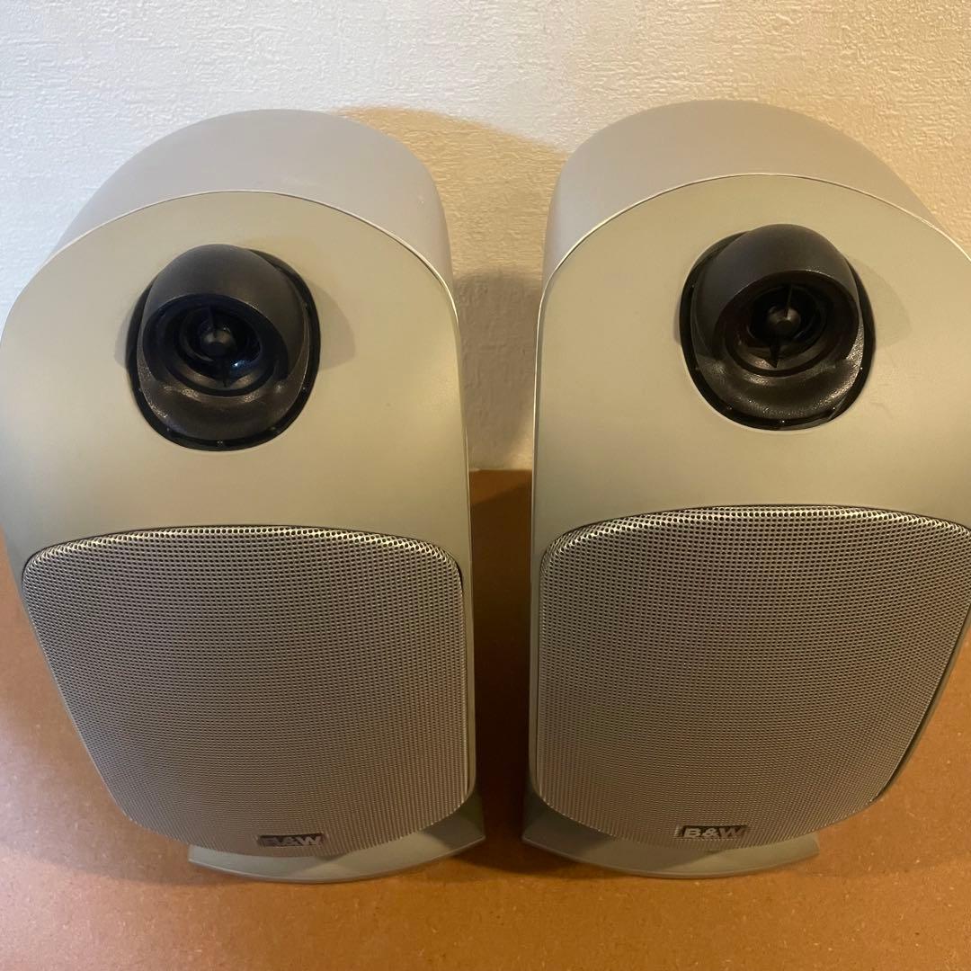 B&W】LM1ペア シルバー 小型ブックシェルフ 2ウェイバスレフ型 【B&W