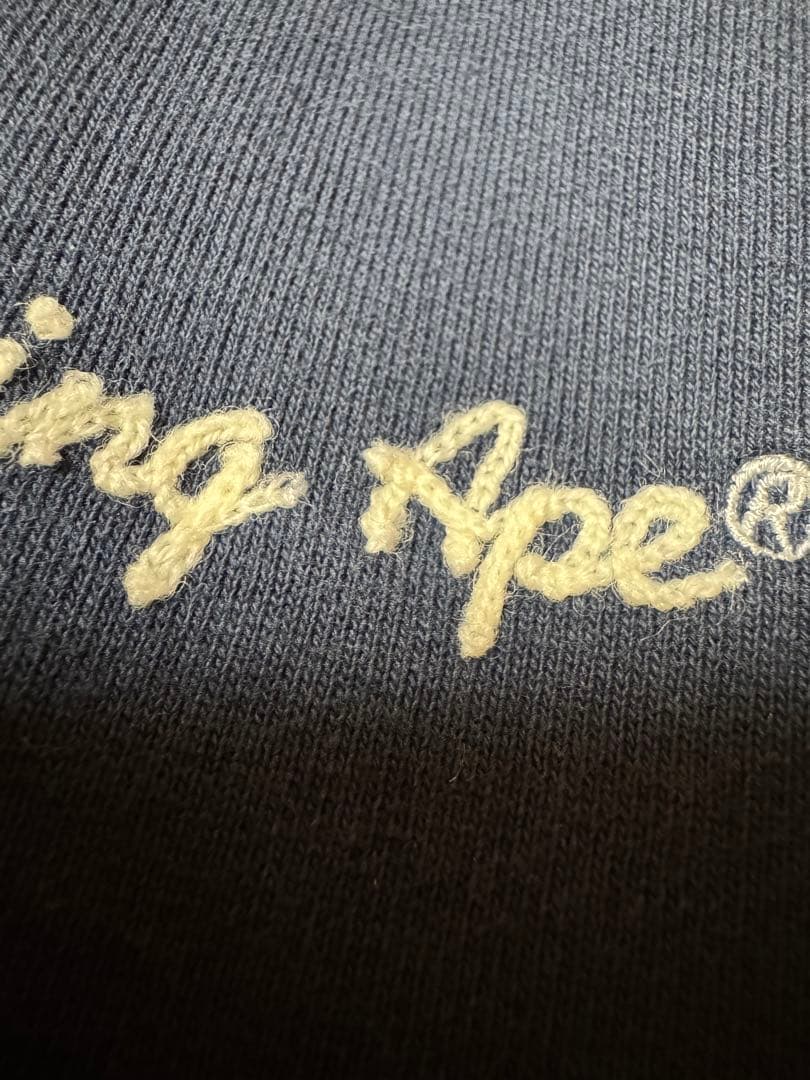 アベイシングエイプ スウェットスタジャン ジェネラル ワッペン