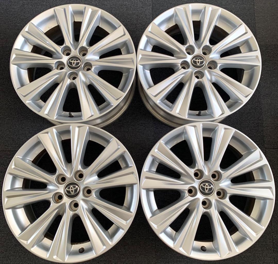 トヨタ30系ヴェルファイアアルファード純正☆18インチホイール4本