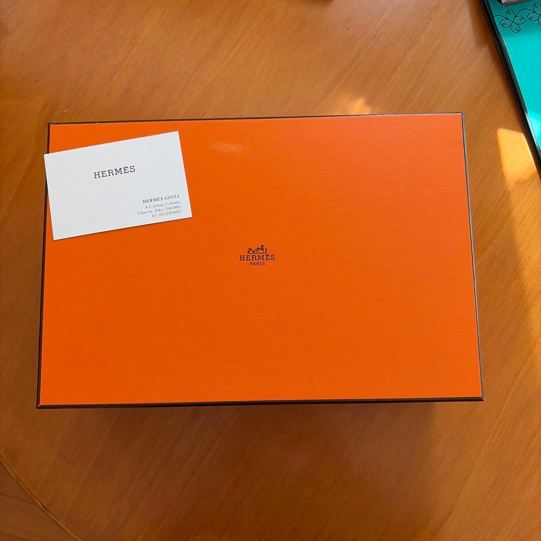 HERMES エルメス 36.5 モカシン《パリ》シルバー金具