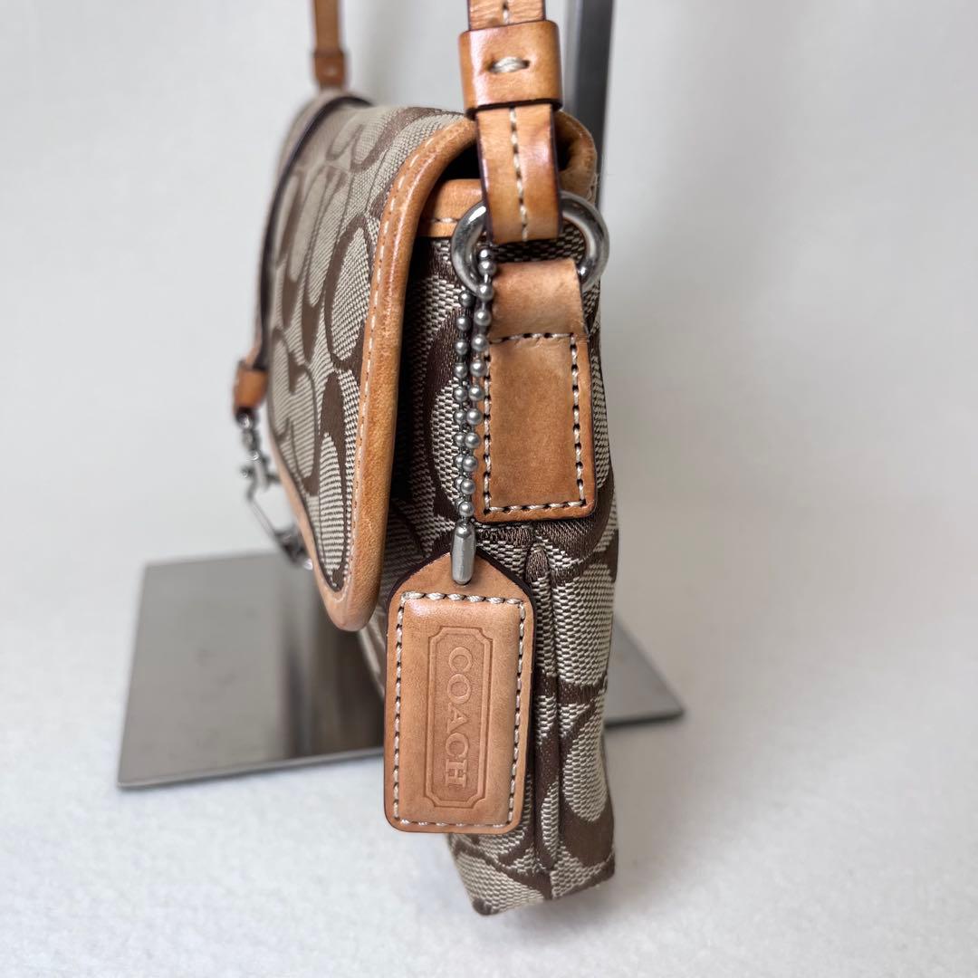 COACH コーチ アクセサリーポーチ ワンショルダー シグネチャー 6348