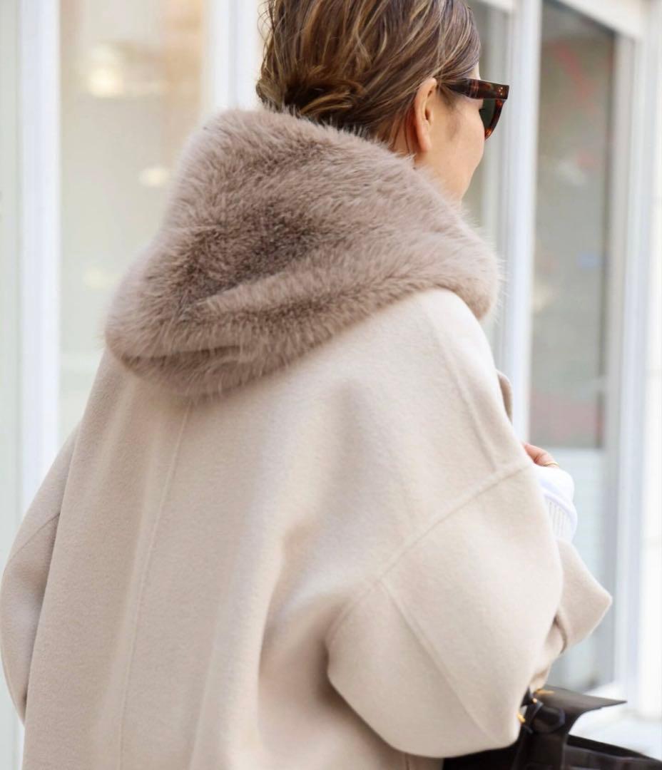 CELERI セルリ FUR BALACLAVA ドゥーズィエムクラス ベージュ セルリ