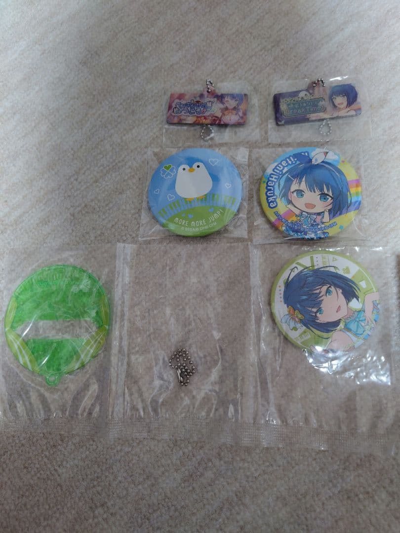 プロセカ 桐谷遥 缶バッジ メタルバナーキーホルダー ノーブルアート