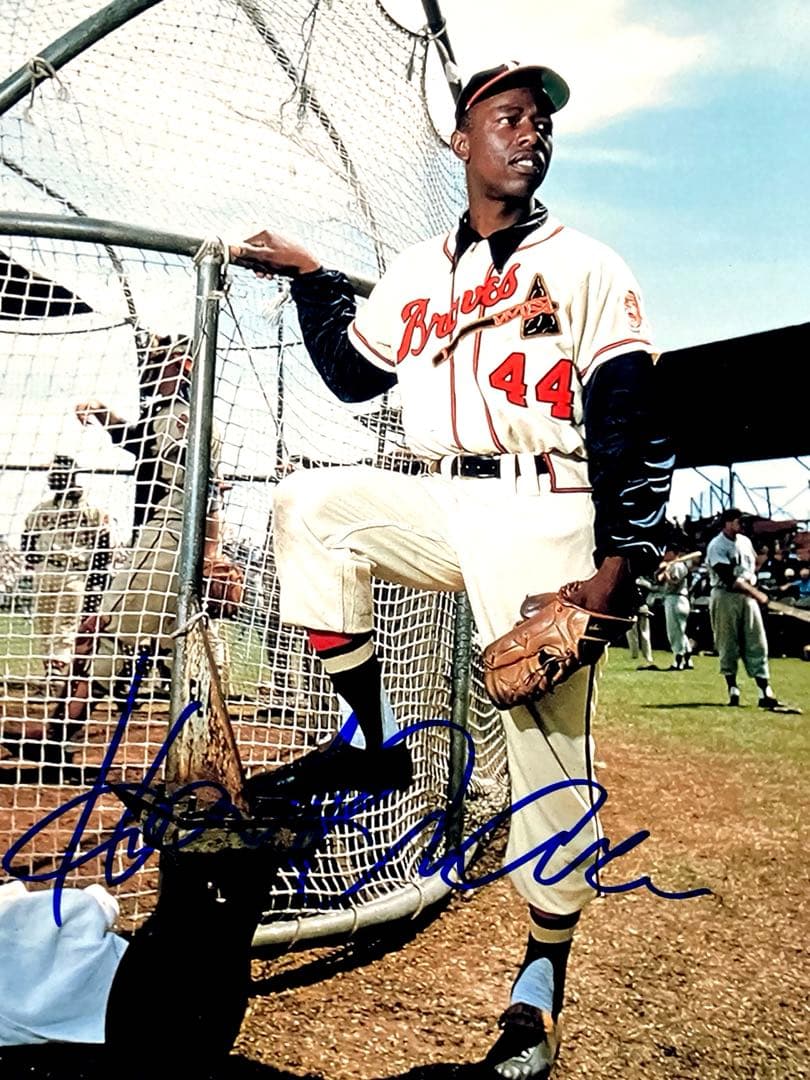 ハンク・アーロン直筆サイン入り超大型写真… Yahoo!オークション -「ハンクアーロン サイン」の落札相場・落札価格