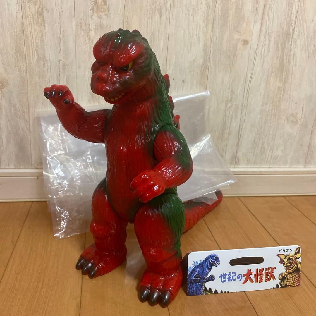 マルサン 74ゴジラ 450 昭和赤成型版 ソフビ ブルマァク 開封品 - メルカリ