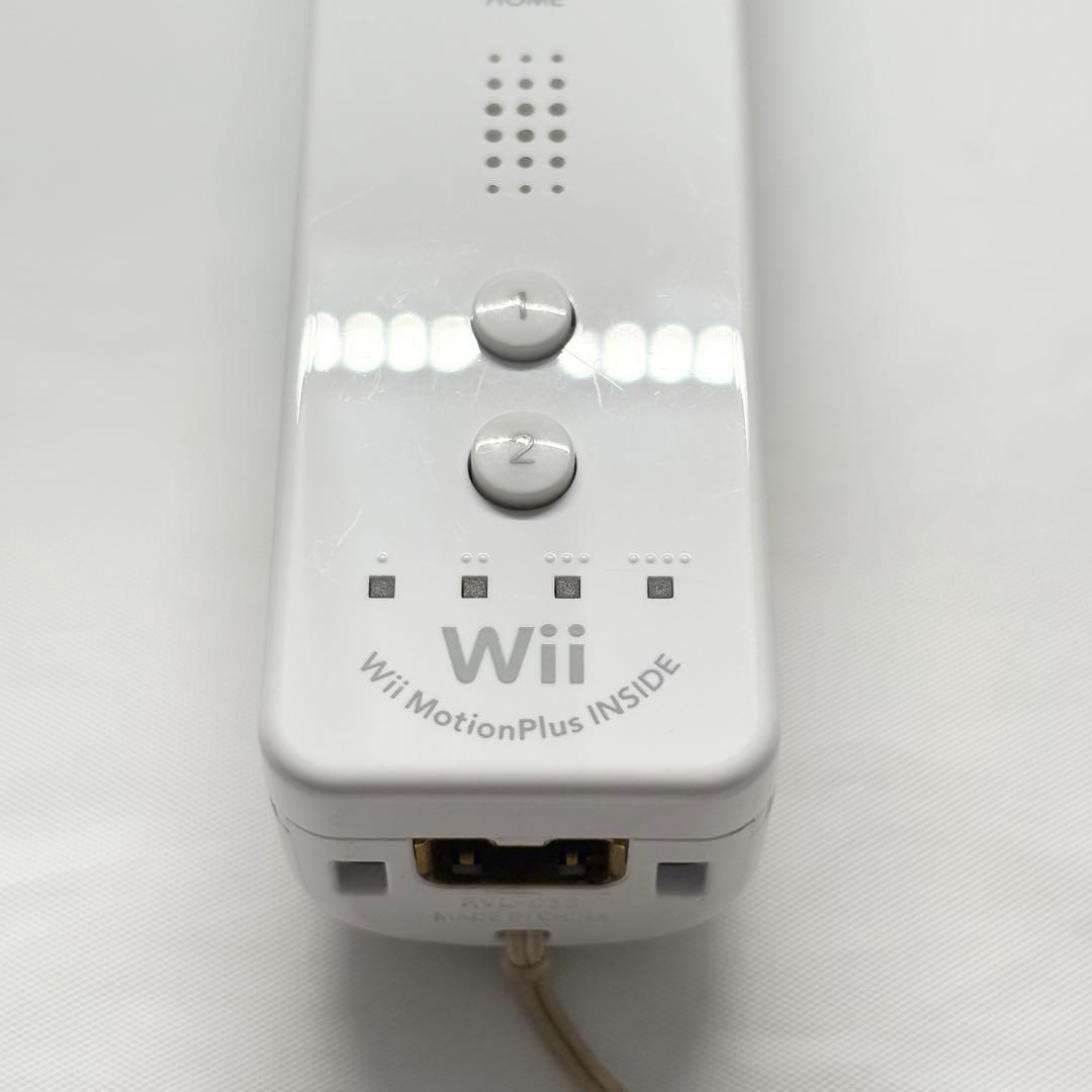 良品☆】ニンテンドー wii リモコンプラス シロ ジャケット 動作確認