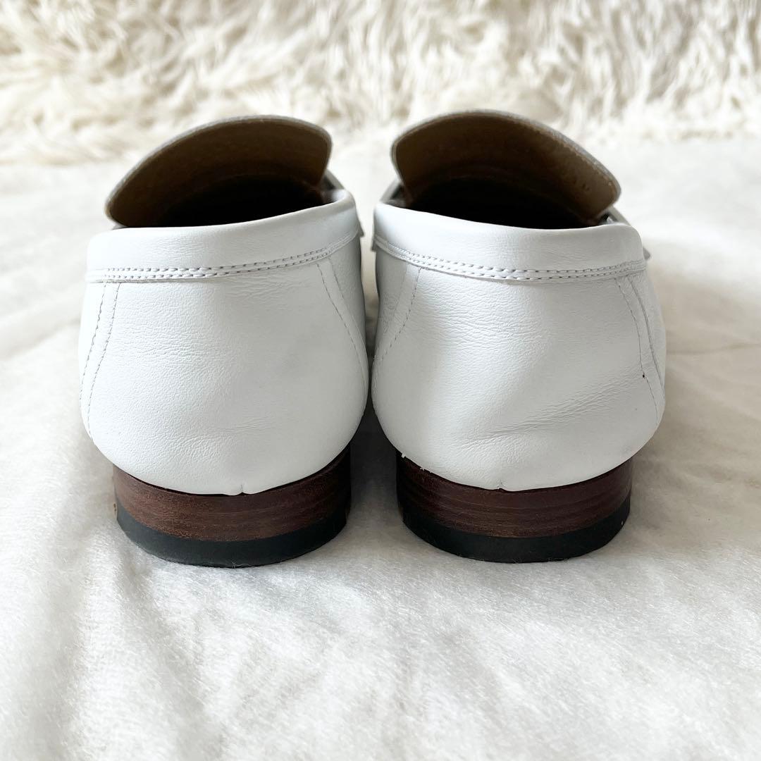 HERMES エルメス　モカシン　ロワイヤル　36.5 23.5cm ホワイト