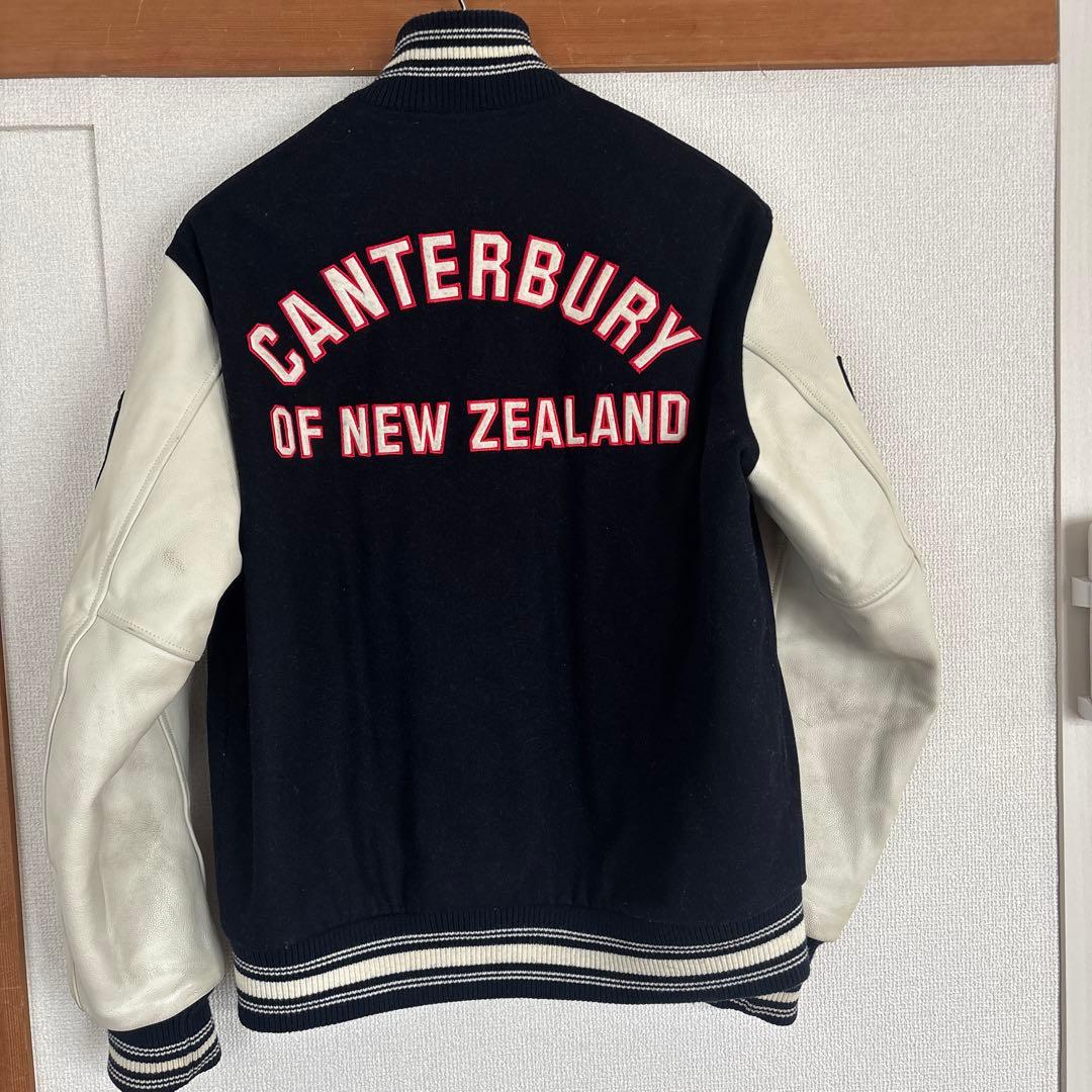 Canterbury スタジャン L ネイビー/ホワイト - メルカリ