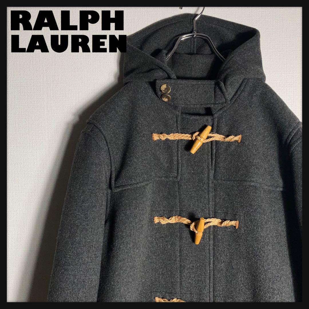 【90s USA製】RALPH LAUREN ダッフルコート ウール グレー. Ralph Lauren - 90's ラルフローレン コート ウール ダッフルコート