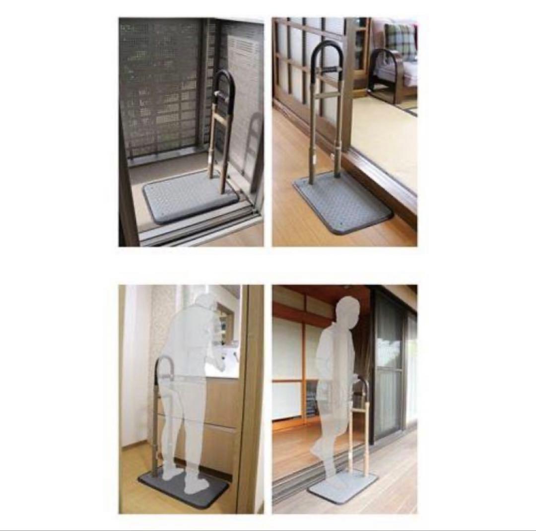 美品】シコク BS小桜 高さ調整 介護 手すり 置き型 あがりかまち 段差