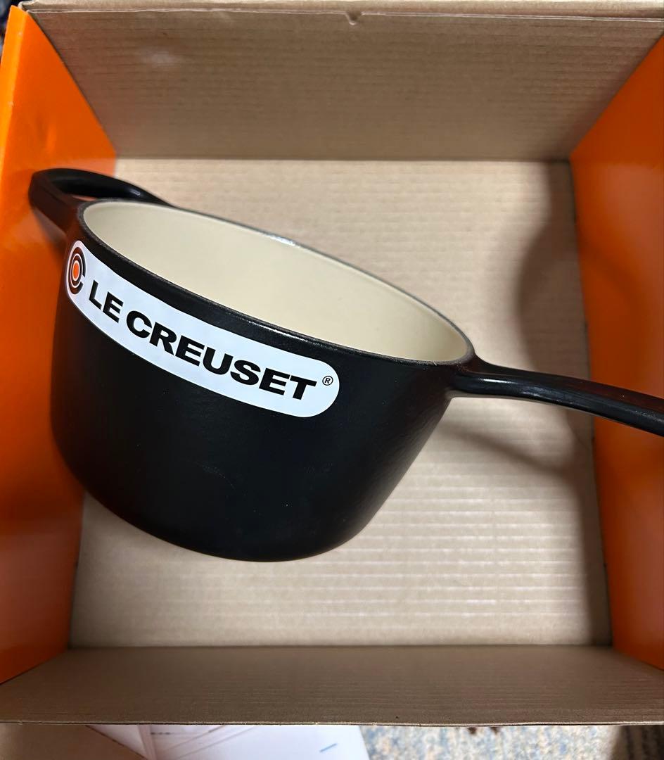 レア】ルクルーゼ シグニチャーソースパン 16cm マットブラック 黒