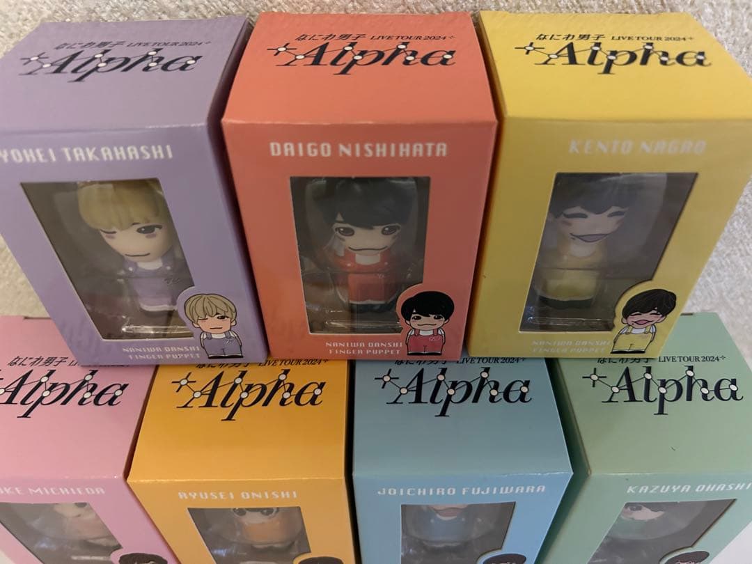 なにわ男子 LIVE TOUR 2024 +Alpha 指人形 7人セット - メルカリ