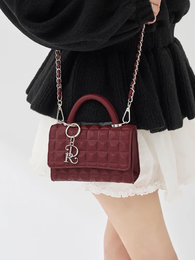 Darich ダーリッチ DRチャームチョコレートハンドバッグ 赤 - メルカリ