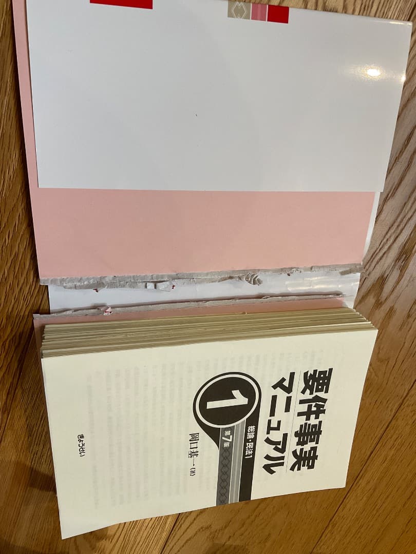 裁断済】要件事実マニュアル1，2，4，5（第7版）4冊セット 岡口