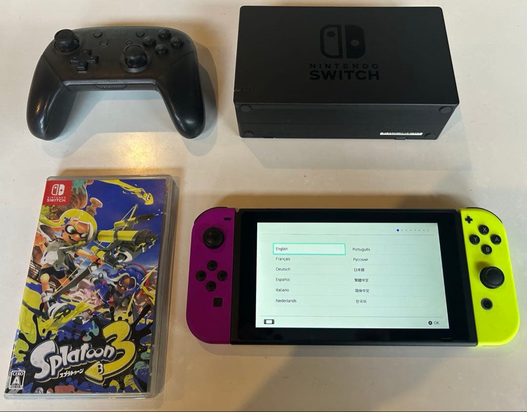 Nintendo Switch 本体、プロコン、SD64GB、スプラ3セット Amazon.co.jp: 【任天堂純正品】Nintendo Switch Proコントローラー
