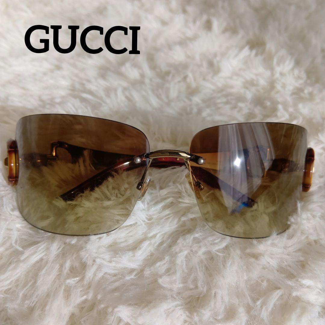 GUCCI グッチ ブラウン グラデーション サングラス GUCCI（グッチ） 【中古】GUCCI サングラス【ほぼ新品】グラデーション