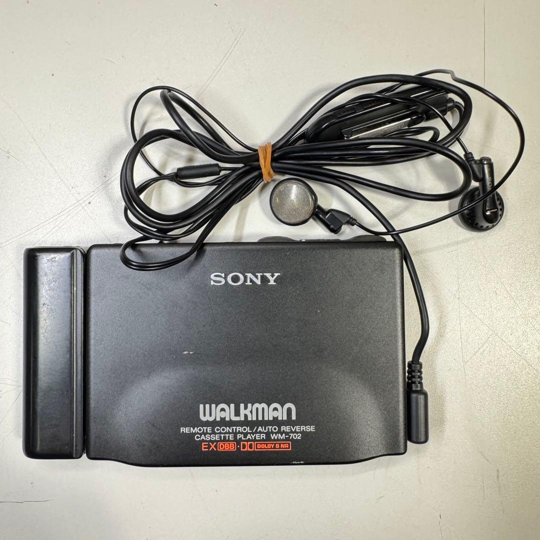 d*9様 SONY WALKMAN WM-702 カセットプレーヤー 黒 ブラッ - メルカリ