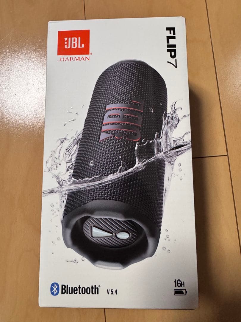 JBLFLIP7 Bluetoothスピーカー　色:BLACK JBL（ジェイビーエル） Bluetoothスピーカー JBL FLIP 7 [ブラック