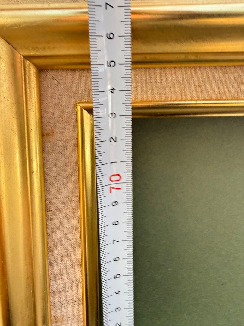 M50サイズ金色の大きな油彩額縁 送料込み1/27 倉庫① ガラス無し供箱