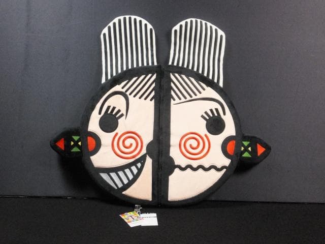 ラスト1点 現代美術 田名網敬一『グッズ ハテナちゃんクッション』1010D