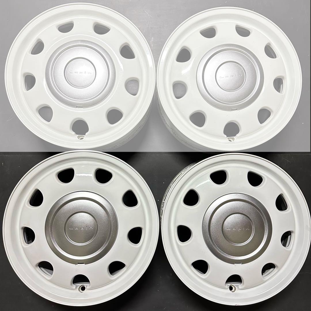 ③④14インチ ラパンショコラ 純正ホイール 白 - メルカリ