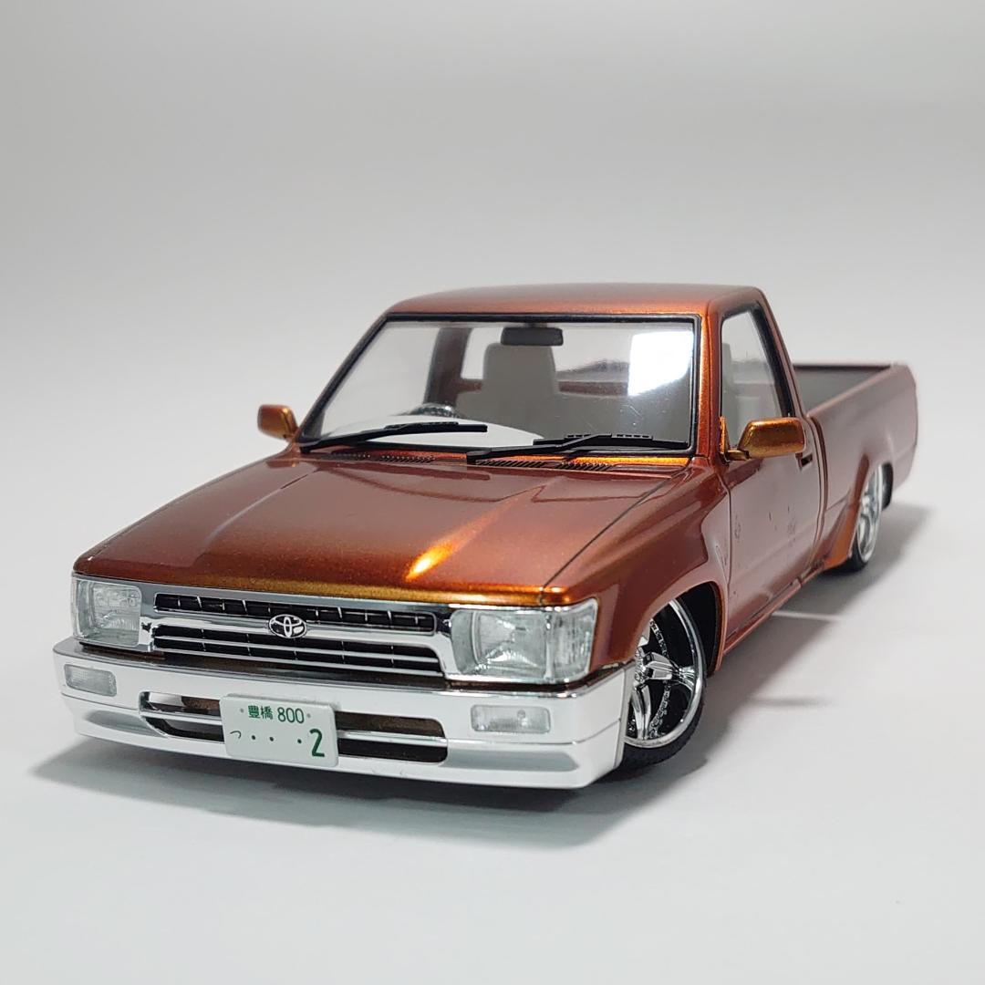 値下げ【完成品】1/24 アオシマ 80ハイラックスカスタム - メルカリ