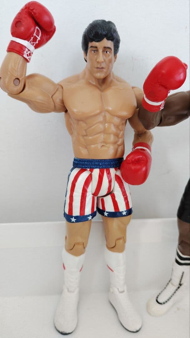 JAKKS社版 ロッキー＆クラバーラング(ロッキーⅢ)フィギュア2個セット