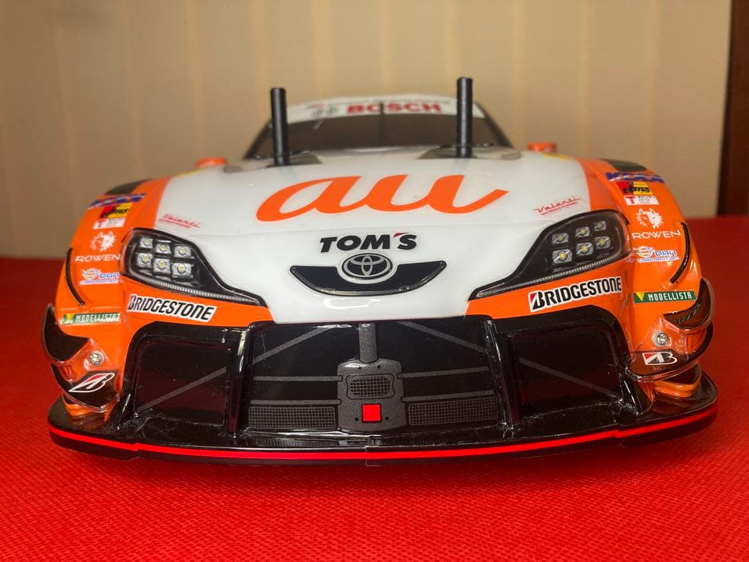 タミヤ TT-02 TYPE-SRX au TOM'S GR Supra ボディ