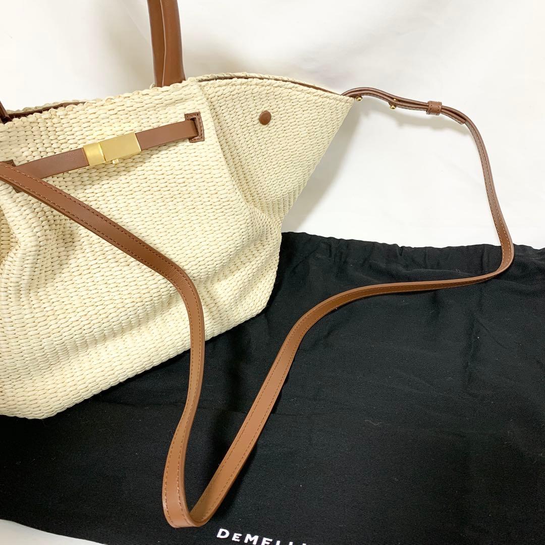 激レア✨DEMELLER 2way ショルダーバッグ ミディ ニューヨーク 美品