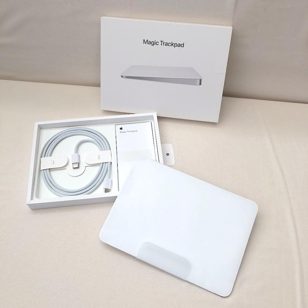美品 USB-C Apple Magic Trackpad MXK93ZA/A Magic Trackpad（USB‑C）- ホワイト（Multi-Touch対応） - Apple（日本）