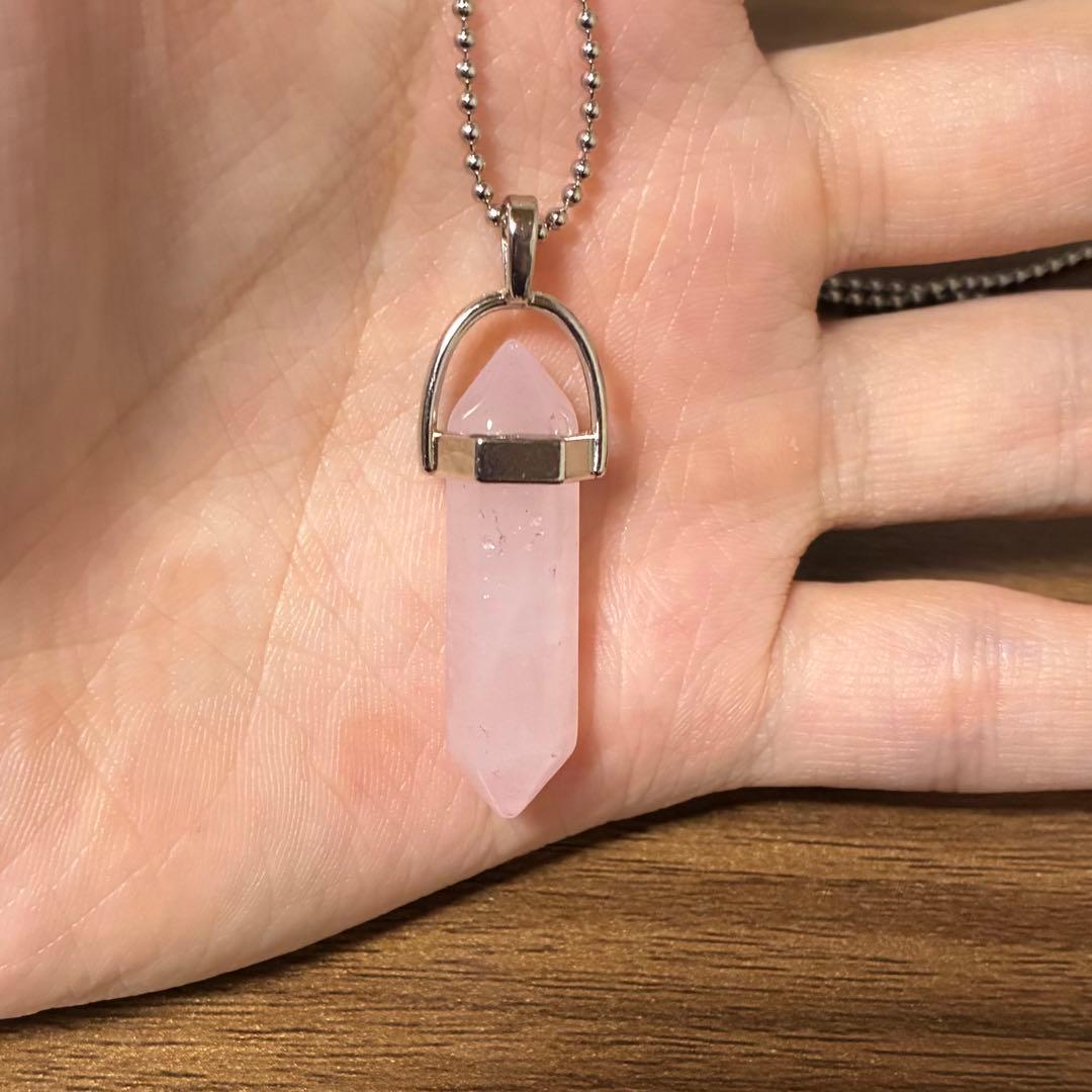 ローズクォーツのペンデュラム】大和霊力入り！