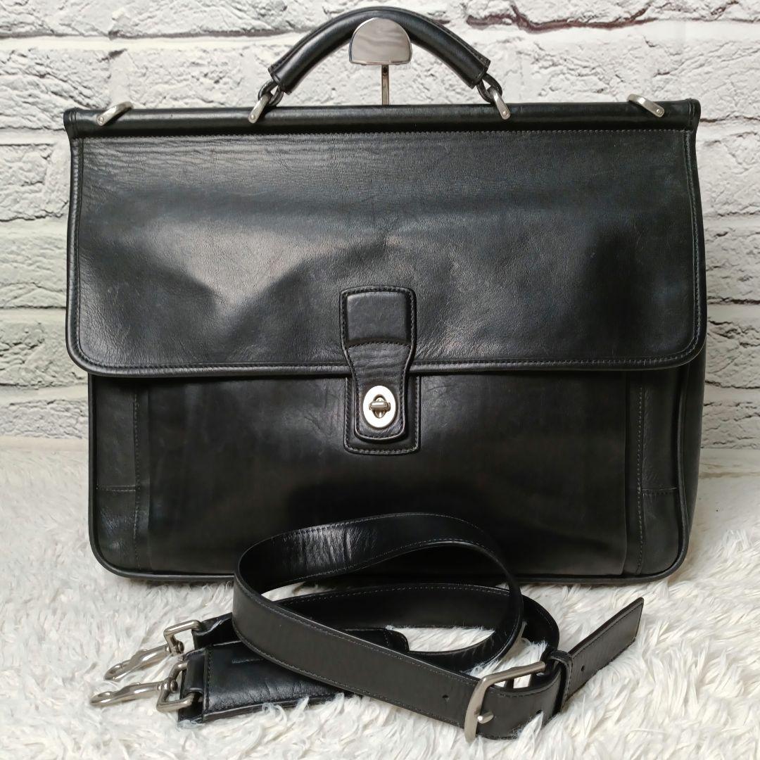 希少■COACH オールレザー 2WAY ブリーフケース ビジネスバッグ COACH - コーチ／COACH バッグ ブリーフケース ビジネスバッグ 鞄