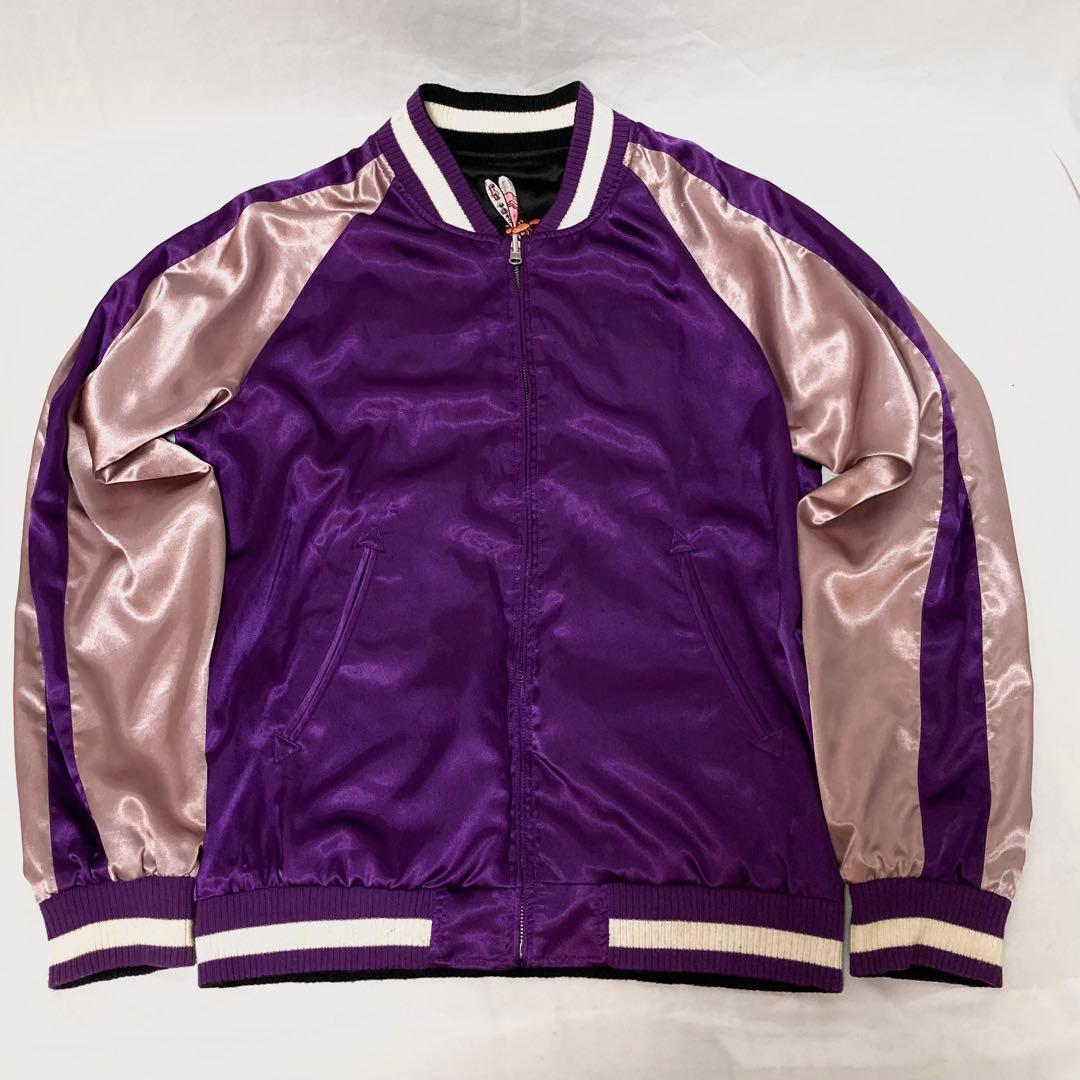 QXQX リバーシブル スカジャン L 宇野亞喜良 宇野亜喜良 Aquiraxの通販