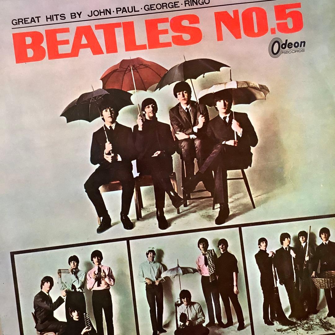 激レア! ビートルズ NO.5 1965年初版盤 赤盤 1stプレス - メルカリ