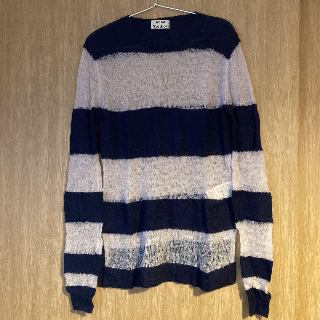 アクネ ストゥディオズ ボーダーニット セーター - メルカリ