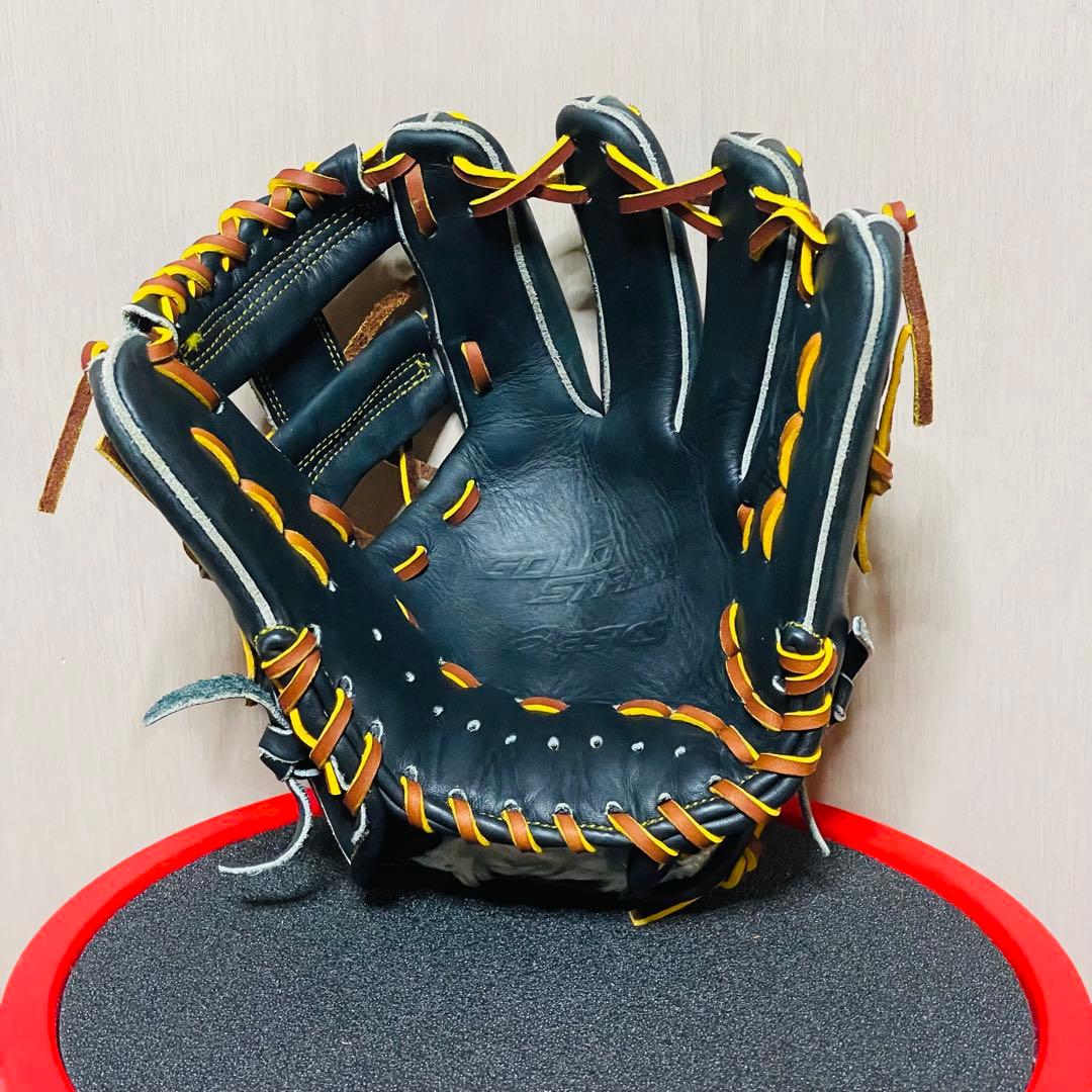 asics ゴールドステージ 軟式 内野手用 クロス締め/逆巻き