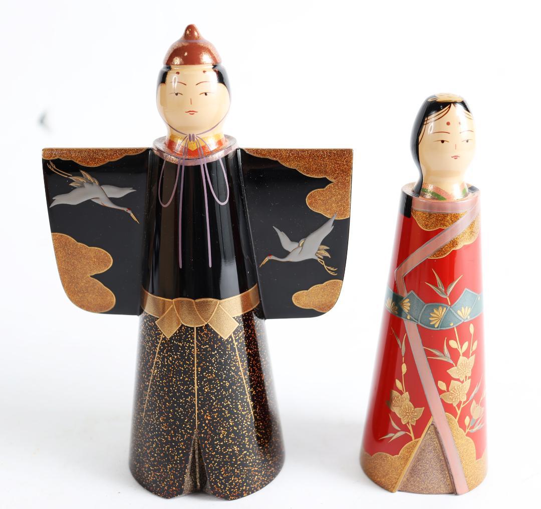 輪島塗 福久清一 立雛 雛道具 共箱 - メルカリ