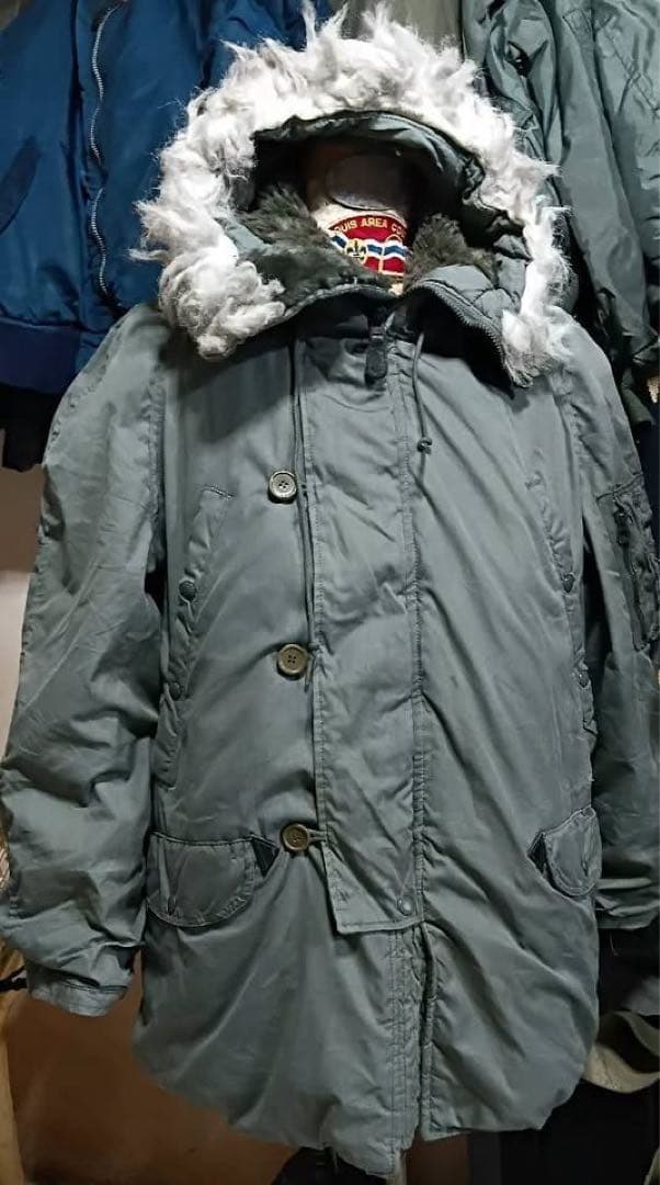 K*読様 80s 米軍 実物 N3B ミリタリー フライトジャケット M 極上 70s 80s 米軍実物 USAF オリジナル N-3B パーカー フライト