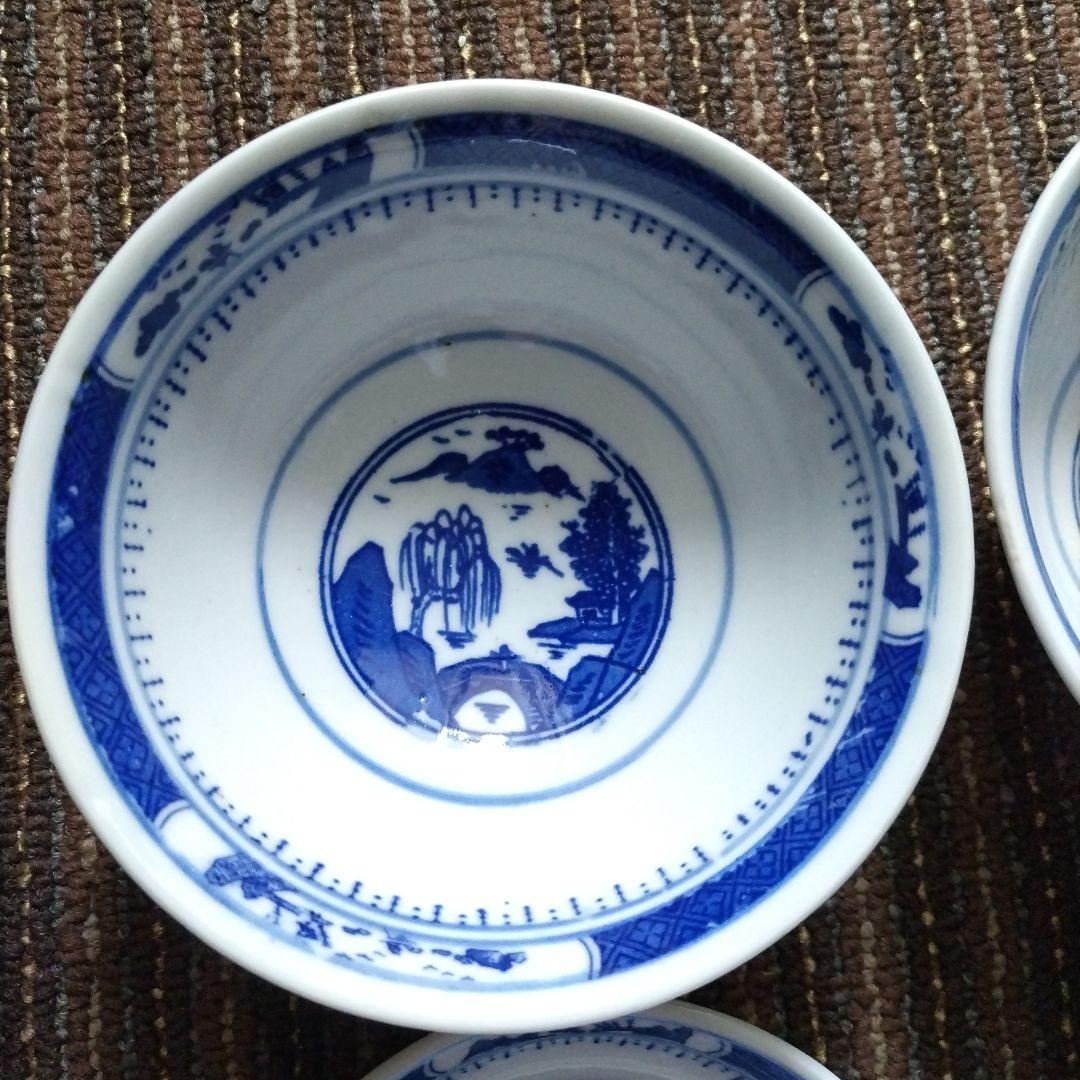 デッドストック】1960年代 中国景徳鎮 人民瓷廠 山水画 12点セット