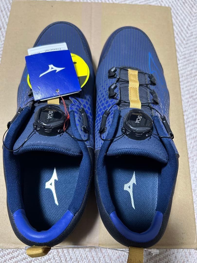 新品　未使用　Mizuno BOA安全靴 ネイビー　26.5cm