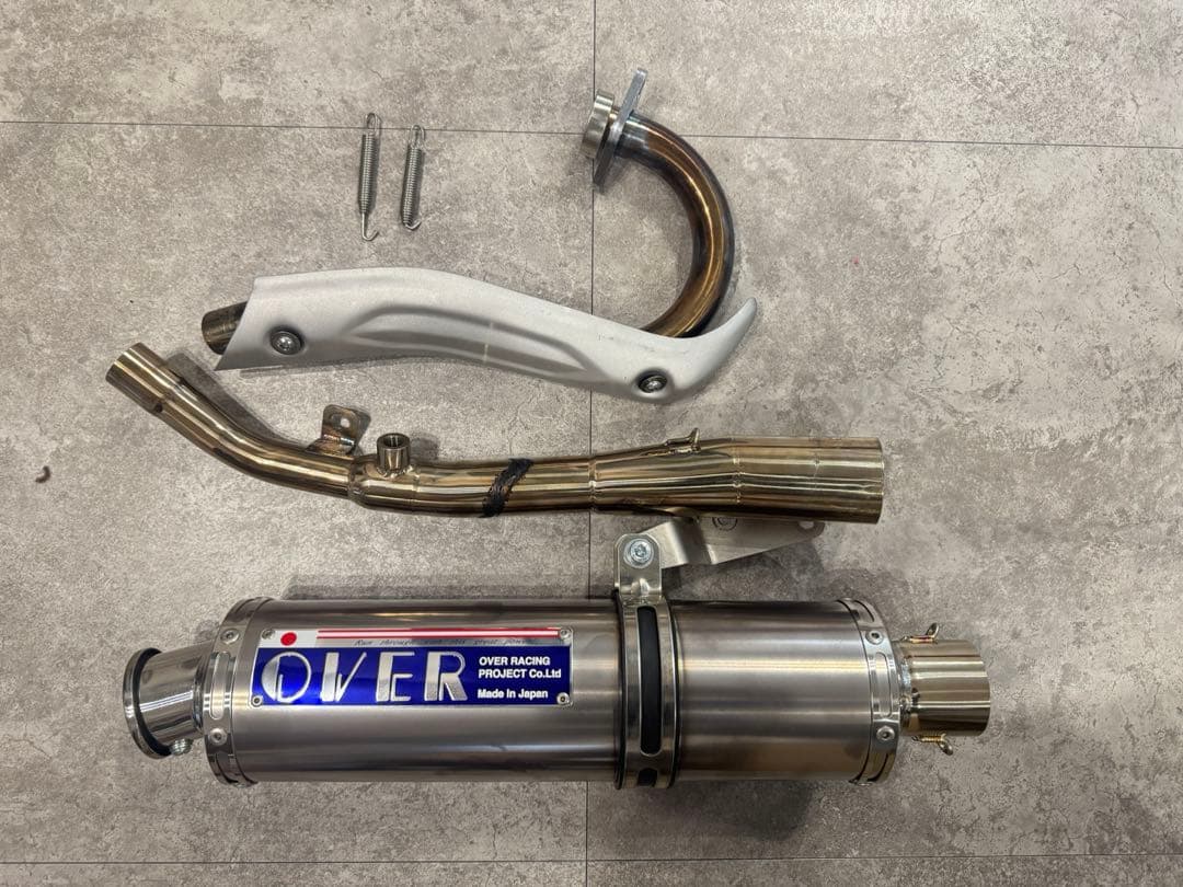 OVERレーシング　マフラー KLX125・D-TRACKER125 OVER RACING（オーバーレーシング） D-TRACKER125 KLX125 ステンチタン