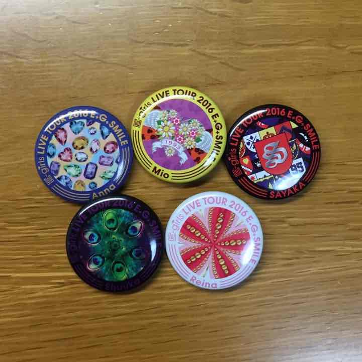 E-girls 缶バッジ E-girls PERFECT LIVE 缶バッジ(全30種のうち、ランダム1種) : E-girls